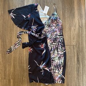 REVOLVE Stylestalker Black and Floral Dress 🆕